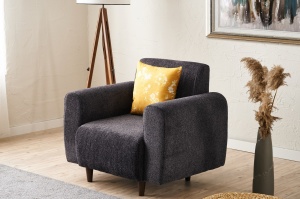 Canapea Noya Chenille - Anthracite - Img 2