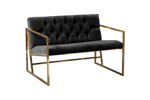 Canapea Oslo Gold - Black - Img 1