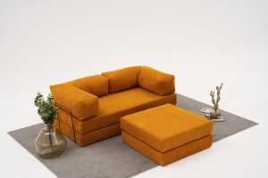 Canapea pe colț Comfort Mini - Orange - Img 3