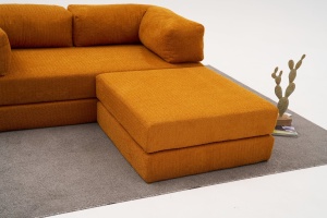 Canapea pe colț Comfort Mini - Orange - Img 5