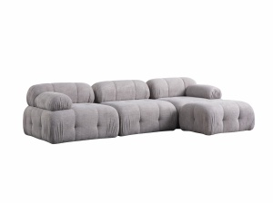 Canapea pe colț Petite 3 - Light Grey - Img 5