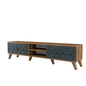 Comoda TV Class - Walnut, Chalcedony - Img 4