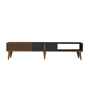 Comoda TV Milan Alt - Walnut, Anthracite - Img 8