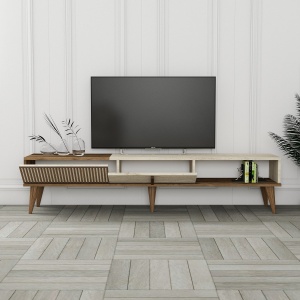 Comoda TV Milan - Walnut, Travertine - Img 2