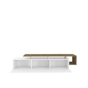 Comoda TV Pia - Walnut, White - Img 6