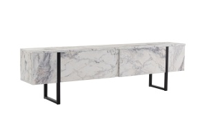 Comoda TV Serenity - Fressia Marble, Black - Img 7