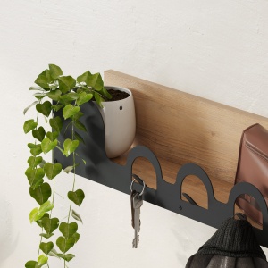 Cuier Liora Hanger - Sapphire, Oak - Img 3
