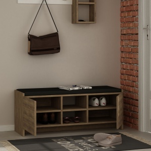 Dulap Pantofi Zulla - Dark Oak - Img 2
