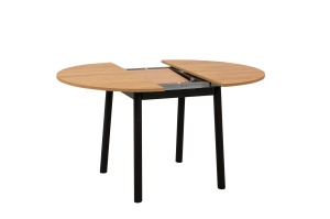 Masa Extensibila Oliver - Oak, Black - Img 2