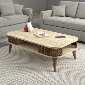 Masuta de cafea Eylul - Travertine - Img 1