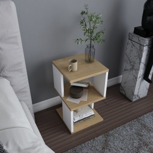 Noptiera Carter - Oak, White - Img 2