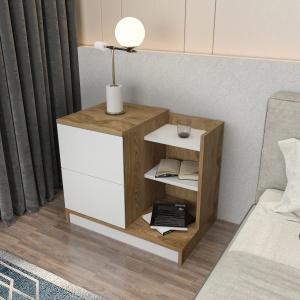 Noptiera Rena - White, Oak - Img 2