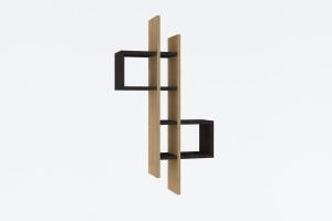 Raft perete Emse - Sapphire Oak, Anthracite - Img 3