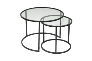Set de masa pentru cafea Black-Transparent-80-60 - Img 4