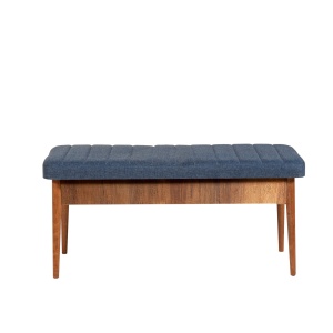 Set masa extensibila si scaune (4 piese) Vina 1048 - Dark Blue, Walnut - Img 7