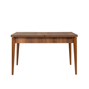 Set masa extensibila si scaune (4 piese) Vina 1053 - Anthracite, Walnut - Img 4