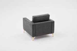 Canapea Berlin - Anthracite, Gold - Img 5