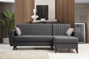 Canapea Extensibila Alkon - Dark Grey - Img 3