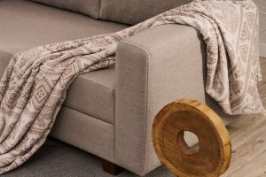 Canapea Extensibila Aly - Beige - Img 3