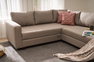 Canapea Extensibila Aly Left - Beige - Img 5