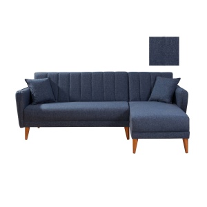 Canapea Extensibila Aqua Corner Right - Dark Blue - Img 5