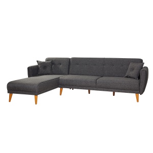 Canapea Extensibila Aria Corner - Anthracite - Img 4
