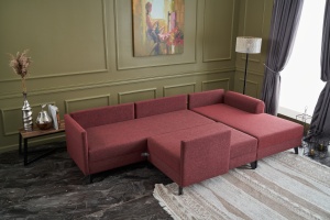 Canapea Extensibila Belen - Claret Red - Img 4