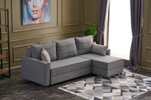 Canapea Extensibila Ece Right - Grey - Img 1
