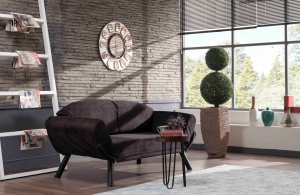 Canapea Extensibila Genzo - Black - Img 1