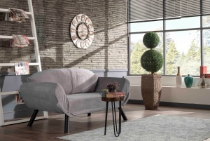 Canapea Extensibila Genzo - Grey - Img 1