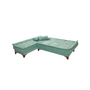 Canapea Extensibila Kelebek Köşe Left - Sea Green - Img 4