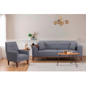 Canapea Extensibila Liones - Dark Grey - Img 1