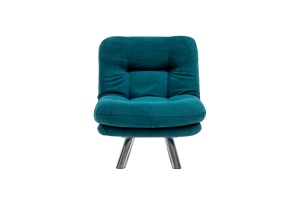 Canapea Extensibila Misa Small Solo - Petrol Green - Img 3