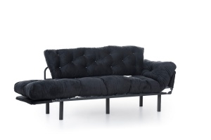 Canapea Extensibila Nitta Triple - Black - Img 6