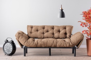 Canapea Extensibila Nitta Triple - Light Brown - Img 2