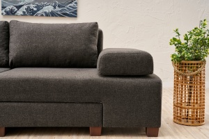 Canapea Extensibila Perenna Linen - Anthracite - Img 4