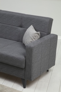 Canapea Extensibila Polya - Dark Grey - Img 3
