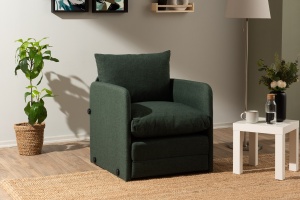 Canapea Extensibila Saga Single - Green - Img 1