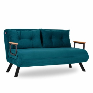 Canapea Extensibila Sando 2-Locuri - Petrol Green - Img 2