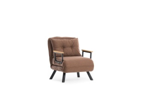 Canapea Extensibila Sando Single - Light Brown - Img 7