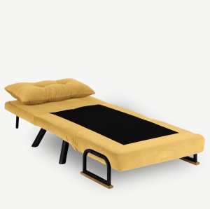 Canapea Extensibila Sando Single - Mustard - Img 4