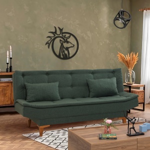 Canapea Extensibila Santo - Green - Img 1