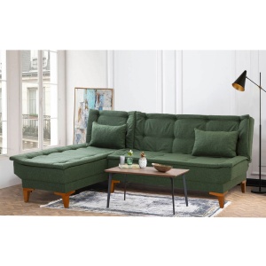 Canapea Extensibila Santo Left - Green - Img 1