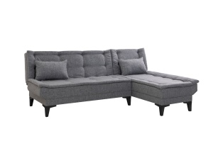 Canapea Extensibila Santo-S - Dark Grey - Img 4