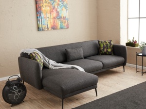 Canapea Extensibila Venus L - Anthracite - Img 2