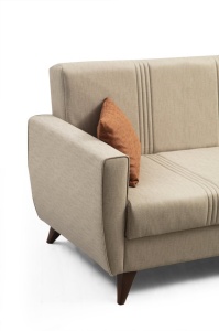 Canapea Extensibila Zaden - Beige - Img 4
