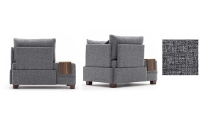 Canapea Fly Armchair Right - Grey - Img 6