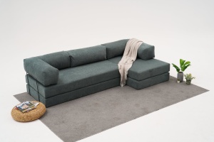 Canapea pe colț Comfort - Green - Img 2