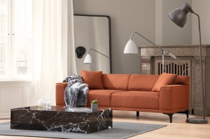 Canapea Petra 3 - Orange - Img 1