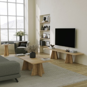 Comoda TV Mushroom - Sapphire Oak - Img 4